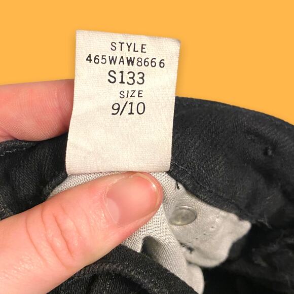 Sasson Signature Vintage '80s Catalog 100% Cotton Black Mom Jeans Size 6 - Picture 7 of 8